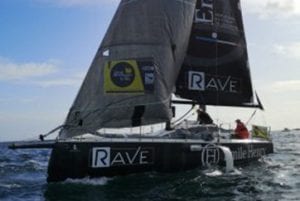 ERWAN LE DRAOULEC, skipper RAVE finit 8e de la Douarnenez Courses Solo Gijón