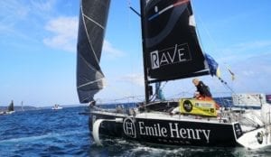 ERWAN LE DRAOULEC, skipper RAVE finit 8e de la Douarnenez Courses Solo Gijón